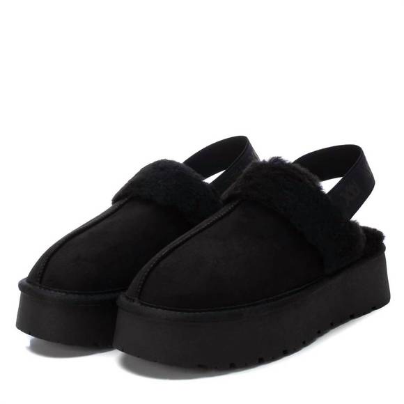 NEW XTI women's winter clogs in black - Picture 9 of 10